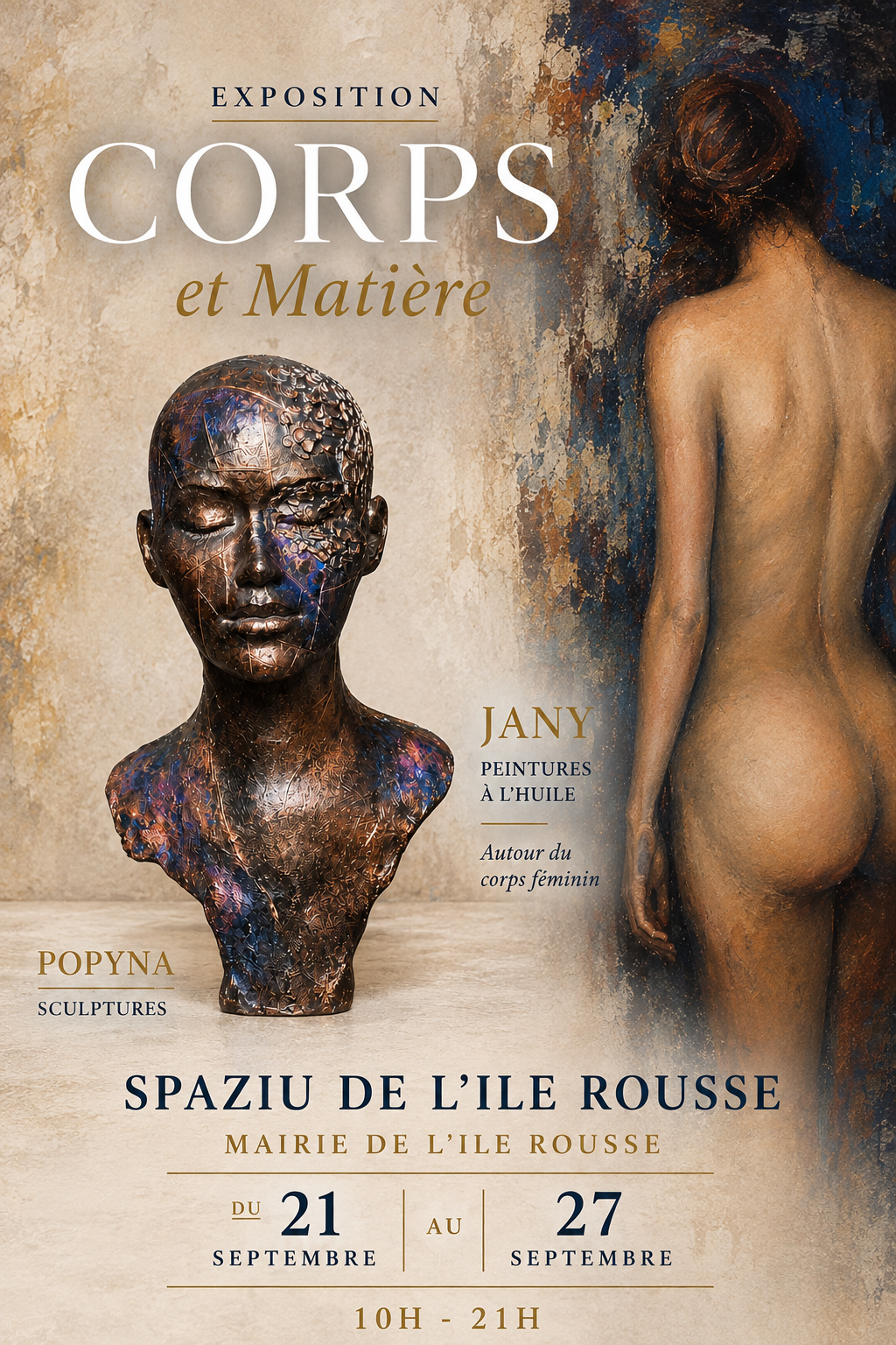 Exposition de Jany Giacomelli et Popyna Sculpture